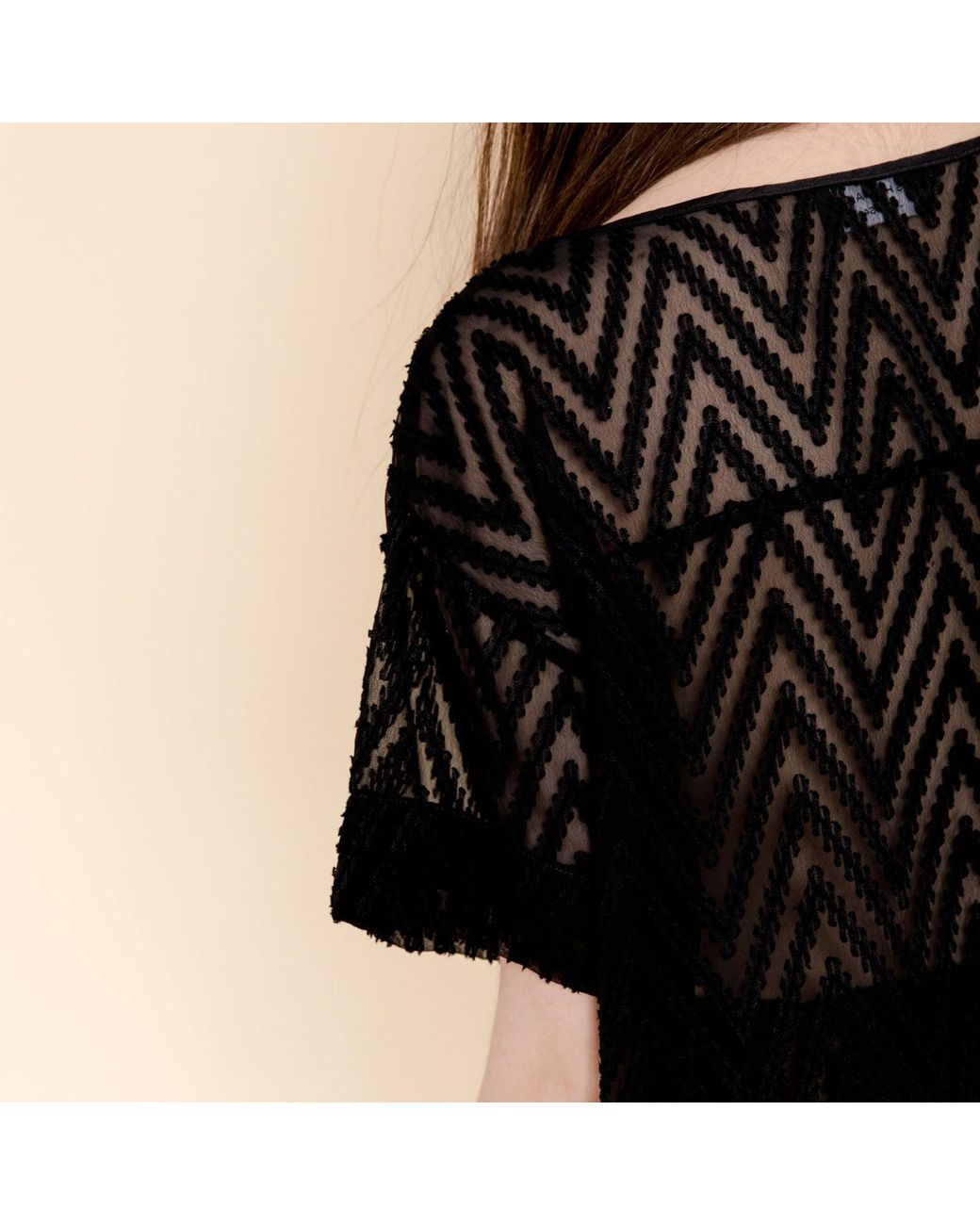 Misha Vaidya Black Moana Blouse