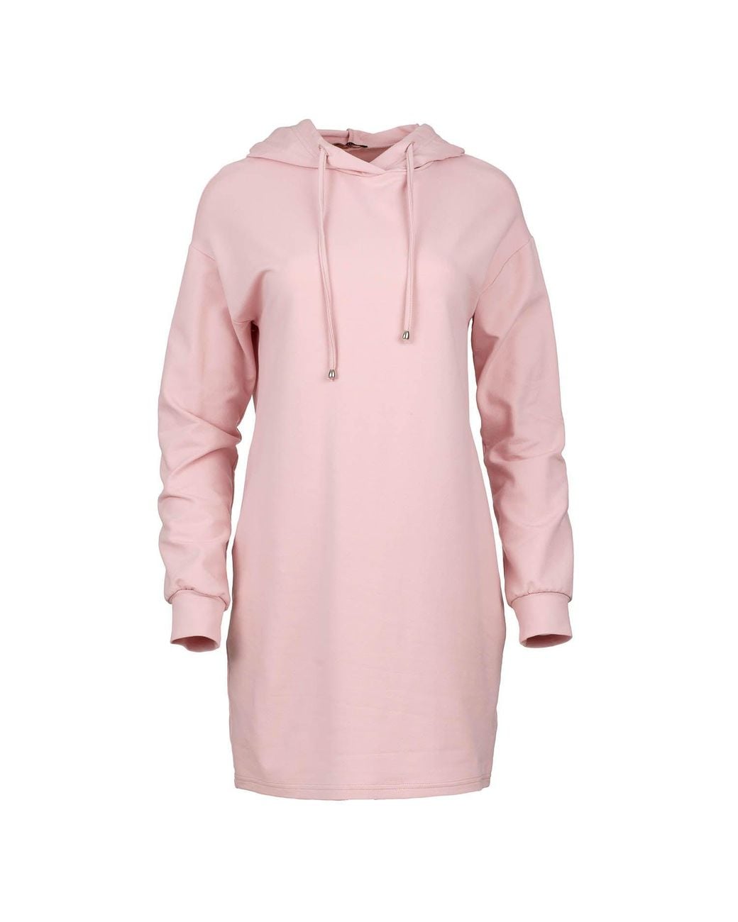 Conquista Pink Hooded Mini Dress