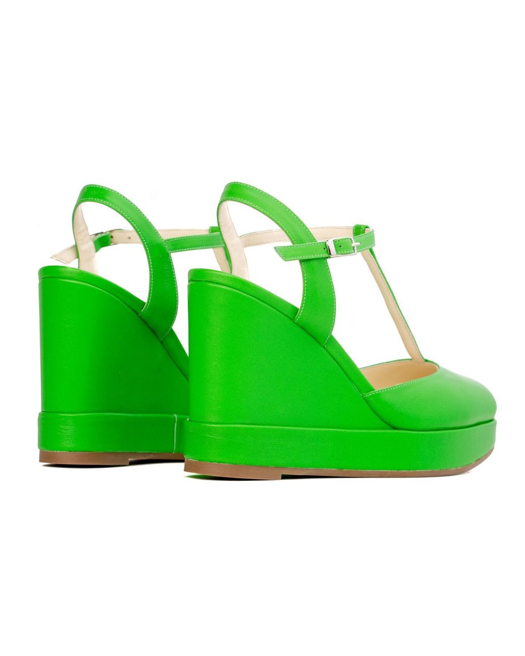 Rosamund Muir London Green Jeanne Wedges