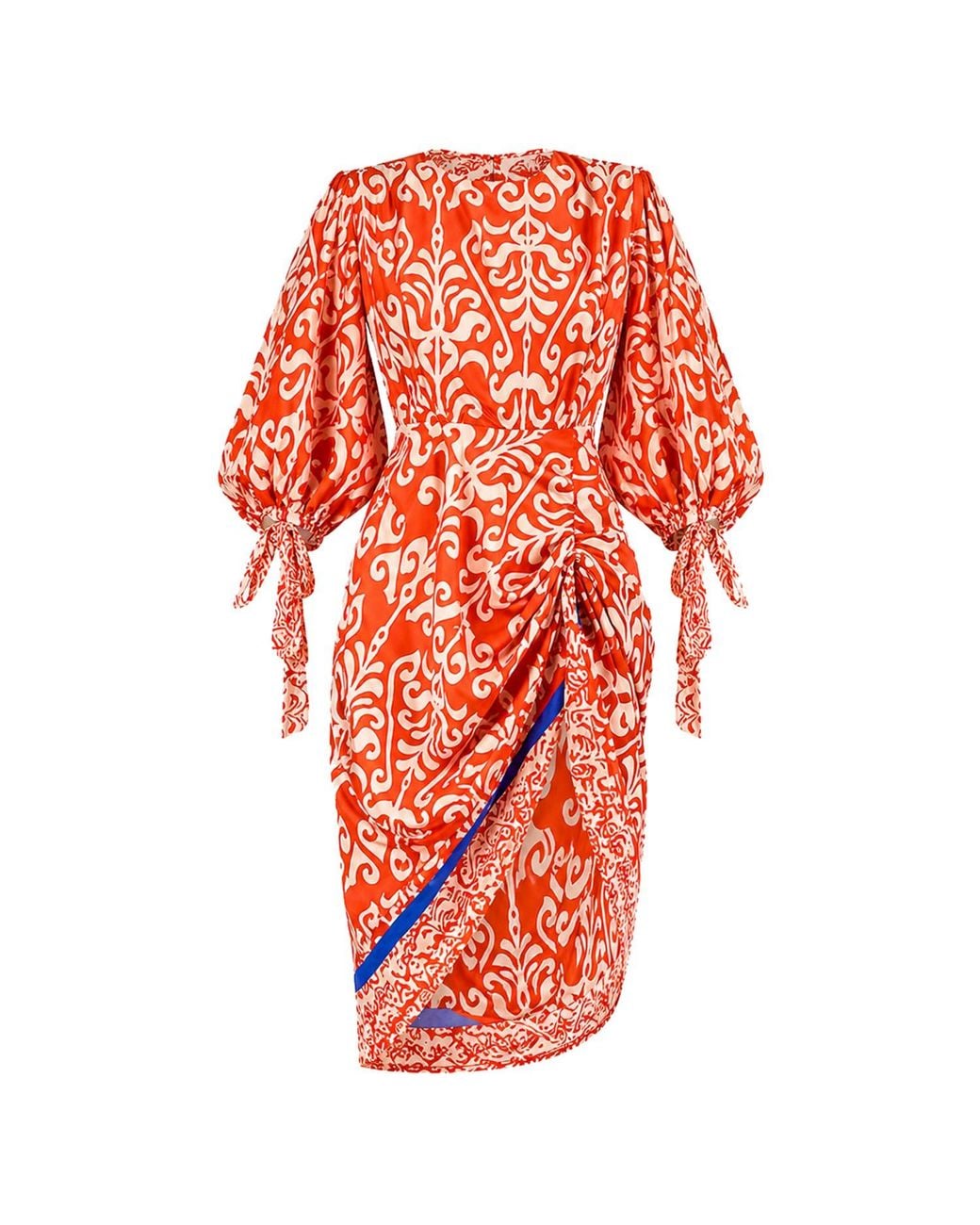 Freak Vault Red Vermillion Drape Dress