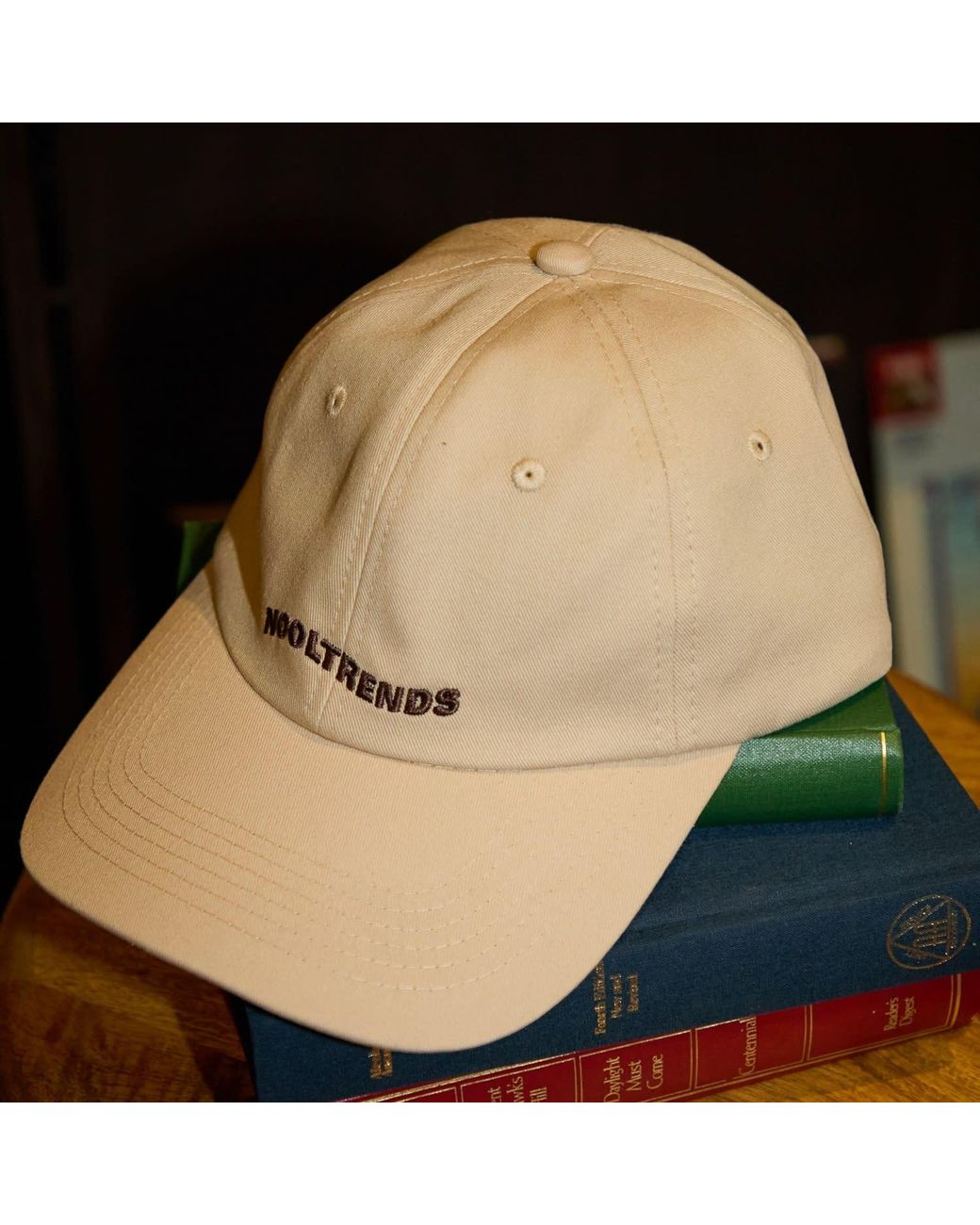 Nooltrends Natural Neutrals Embroidered Cap for men