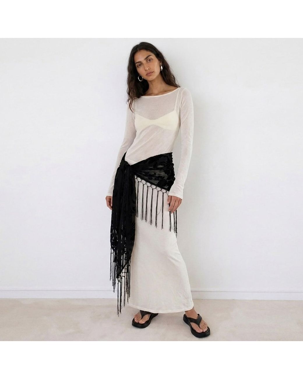 Tohen Black Astley Scarf