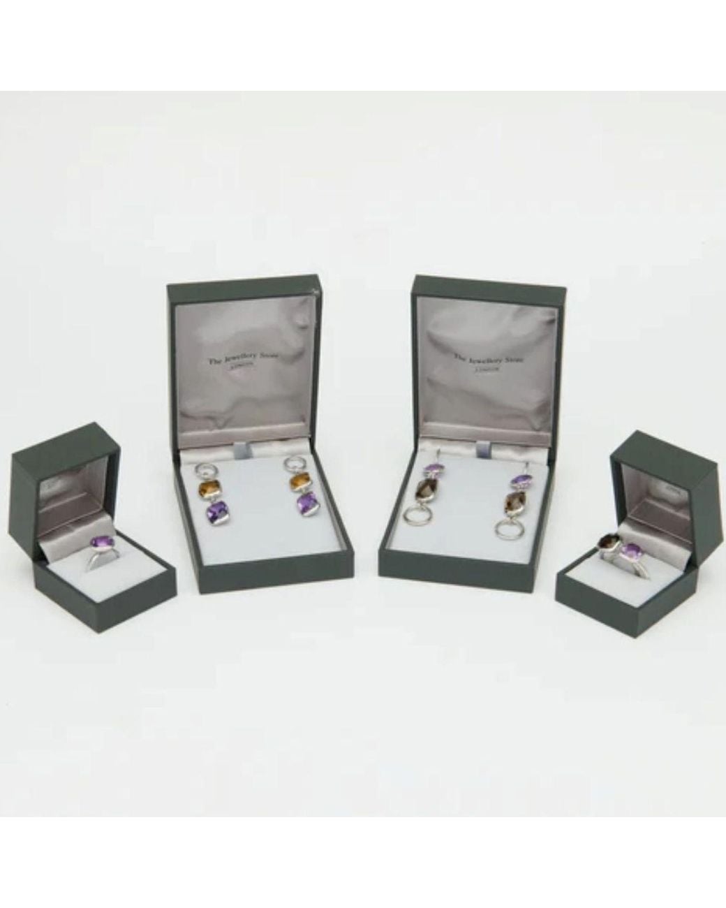 The Jewellery Store London Metallic Istanbul Spice Citrine Studs