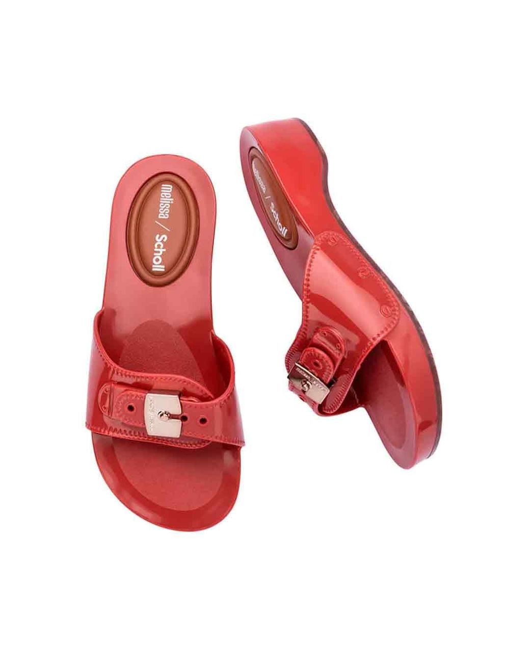 Melissa Red Pescura Heel X Scholl