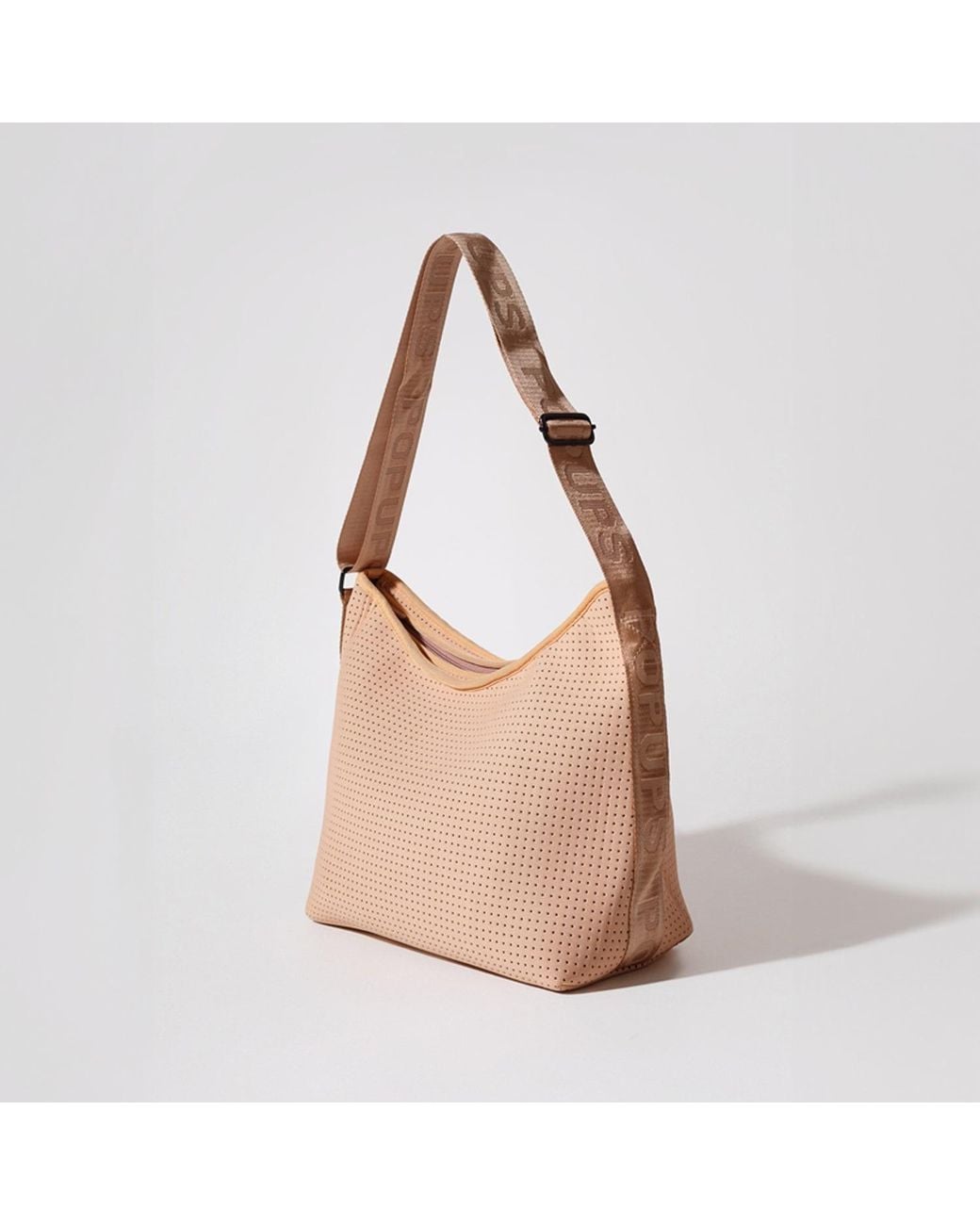 Pop Ups Brand Brown Neutrals Hobo Crossbody Bag Tan