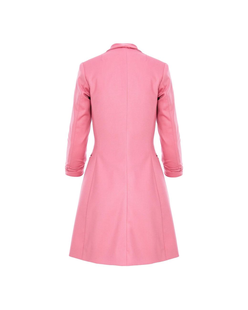 AVENUE No.29 Pink Asymmetric Tailored Blazer Dress