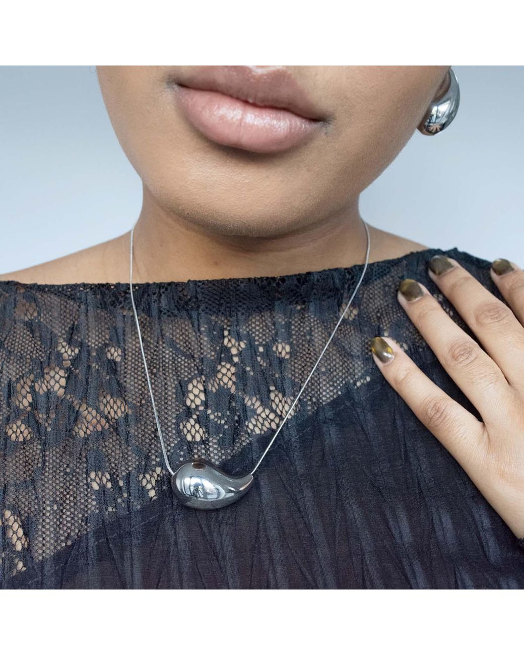 Superdivajewellery Metallic Teja Necklace