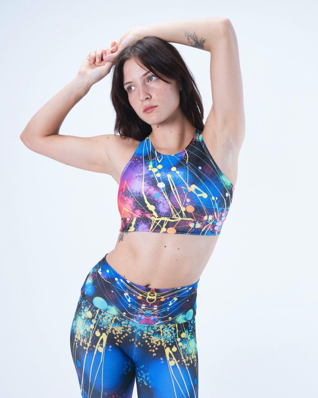 Lilia Munn Blue Nebula Sports Bra