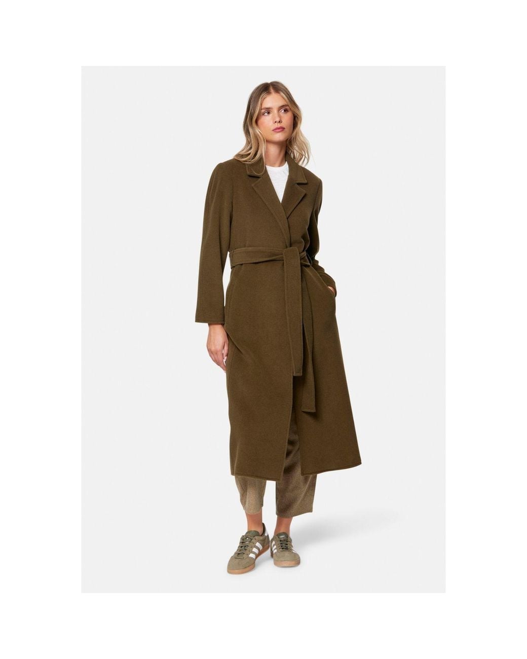 Helen Mcalinden Natural Mikaela Soft Umber Coat