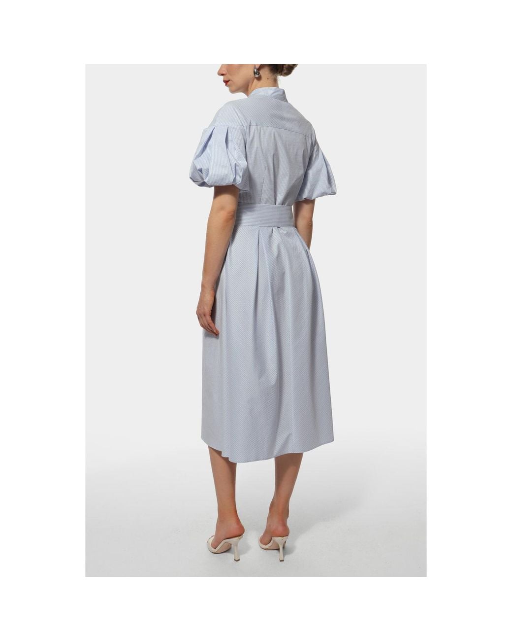 AGGI by HALEWSKI Blue Emily Light Midi Dress