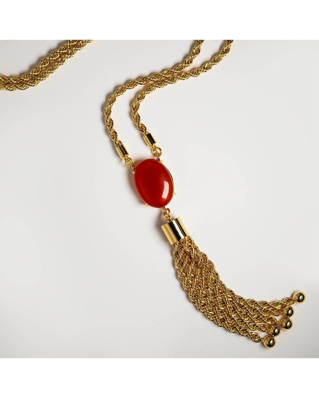 Crystalline Jewellery Brown Agate Necklace