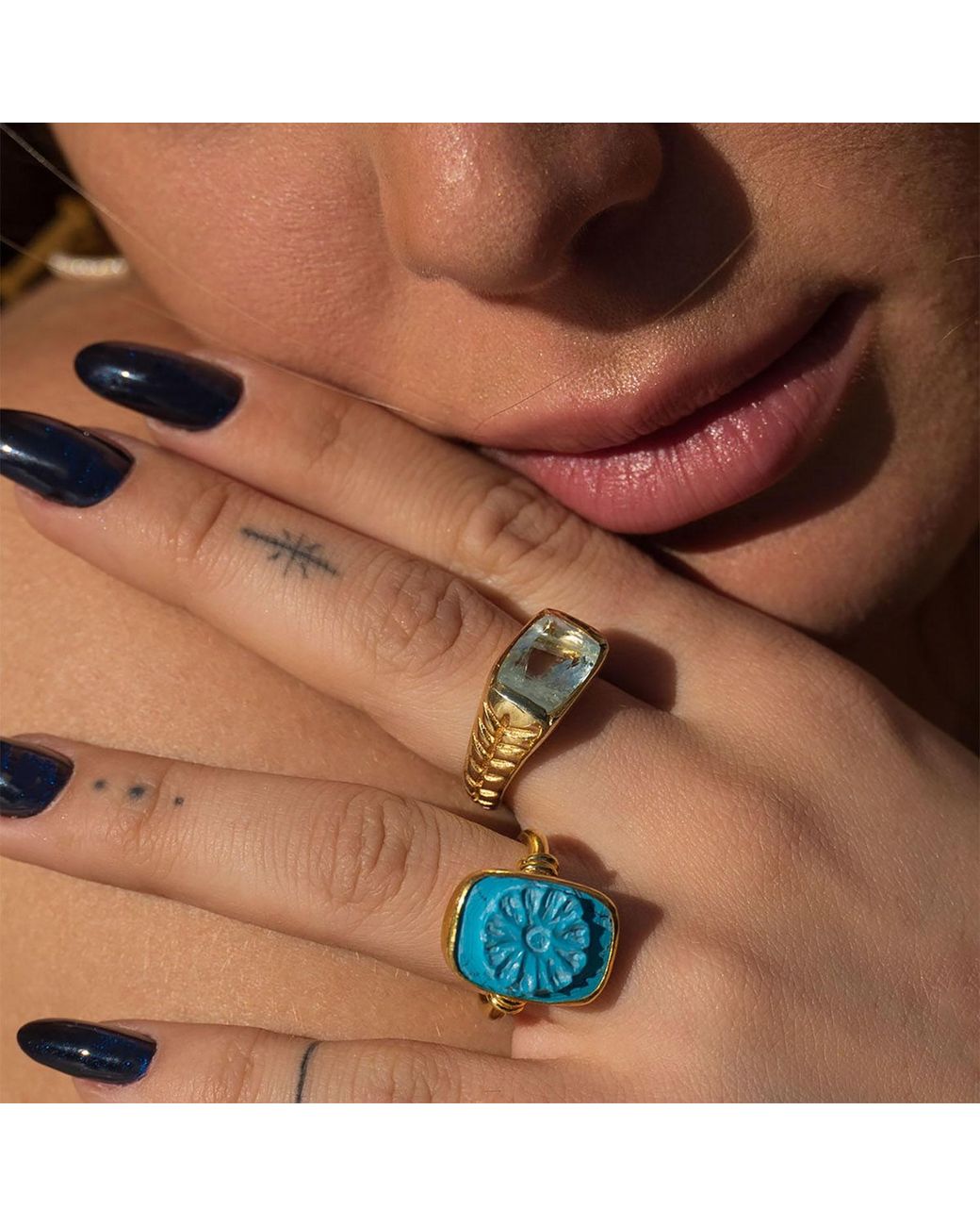 Ece London Metallic The Anuket Ring