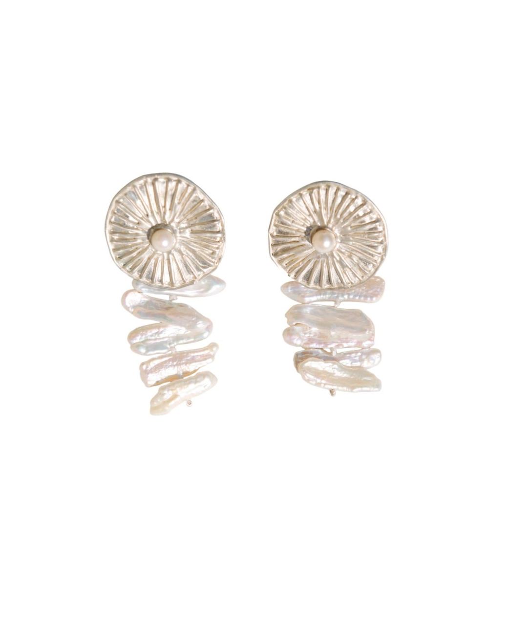 Raxada Natural Pearl Rain Earrings
