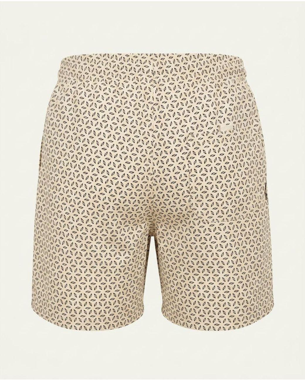 Saved Lab Natural Neutrals Monogram Swimshort for men