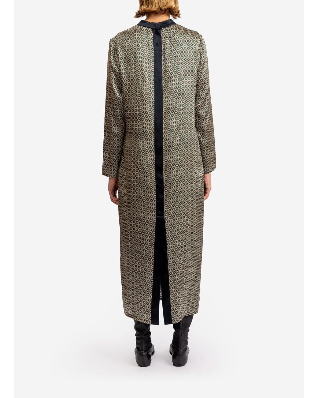 Helene Galwas Gray Hope Maxi Dress