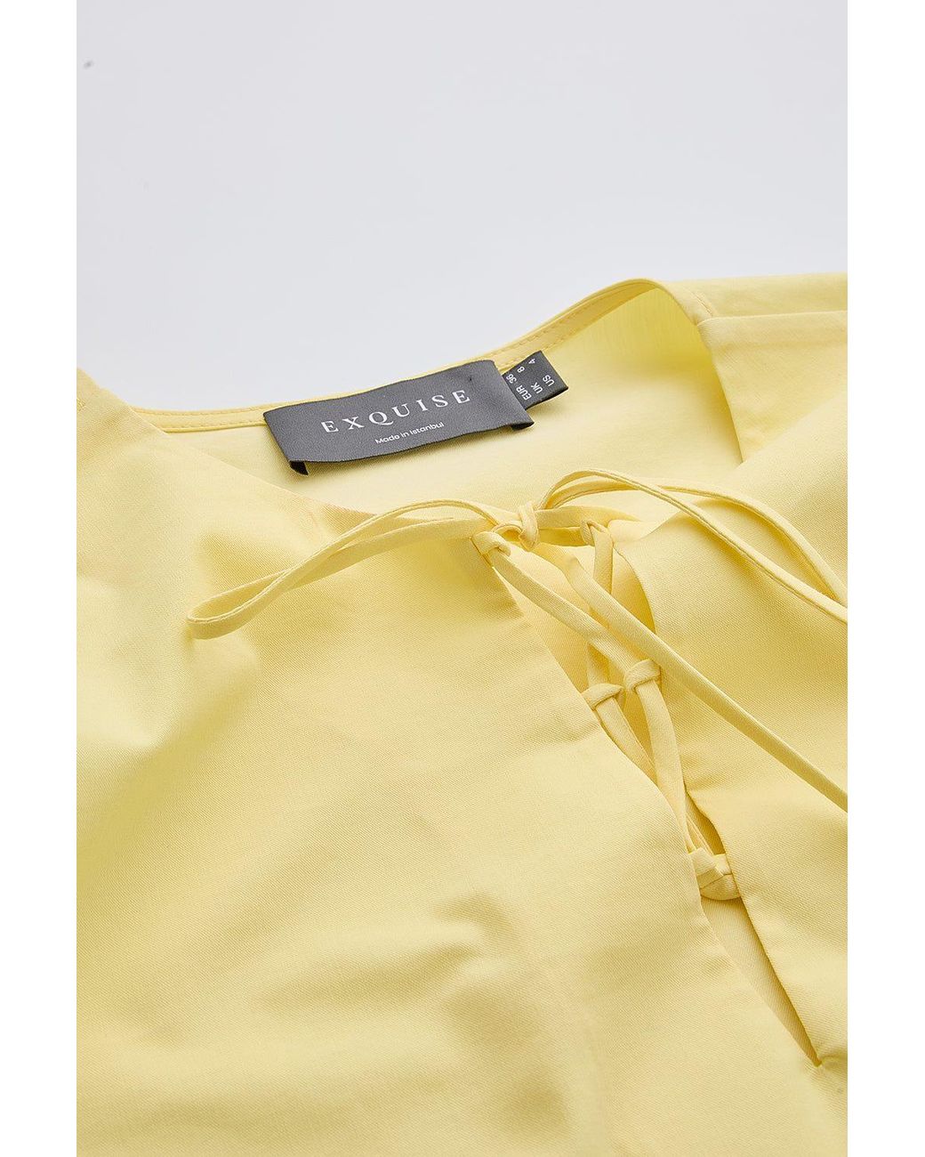 Exquise Yellow Adrianne Sleeveless Blouse