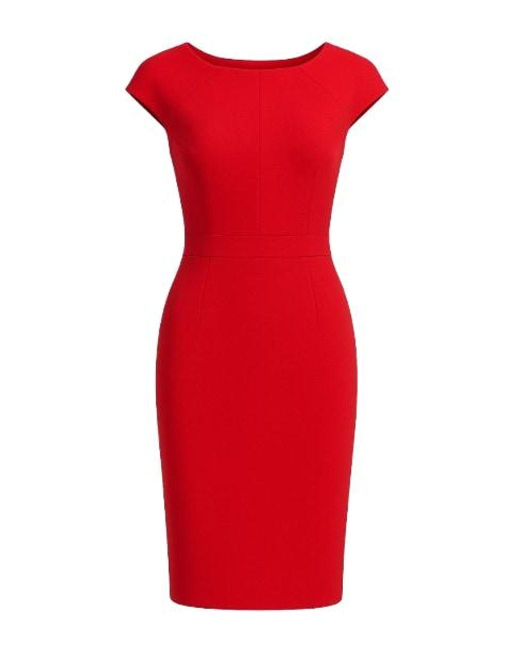 Conquista Red Cap Sleeve Dress