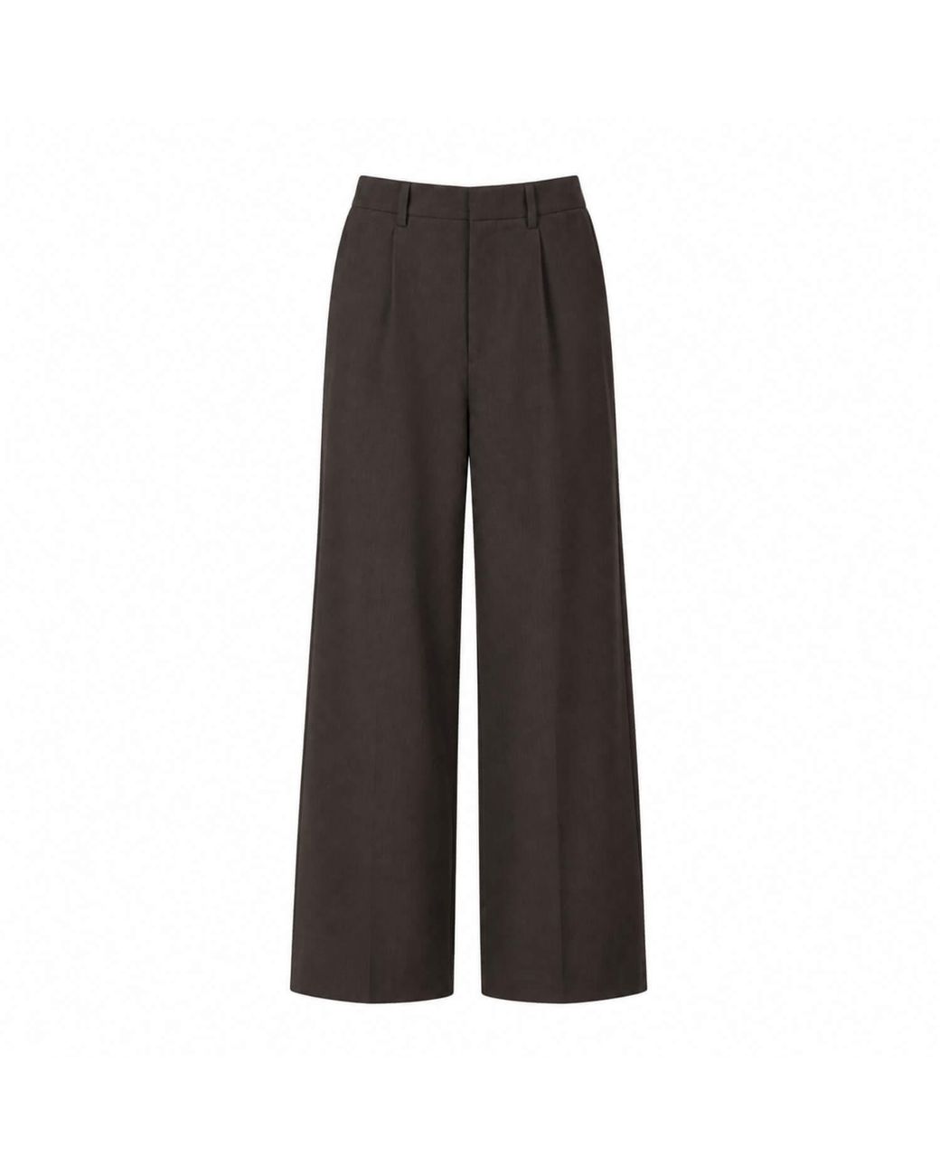 Elamins Brown Wide-Leg Trousers