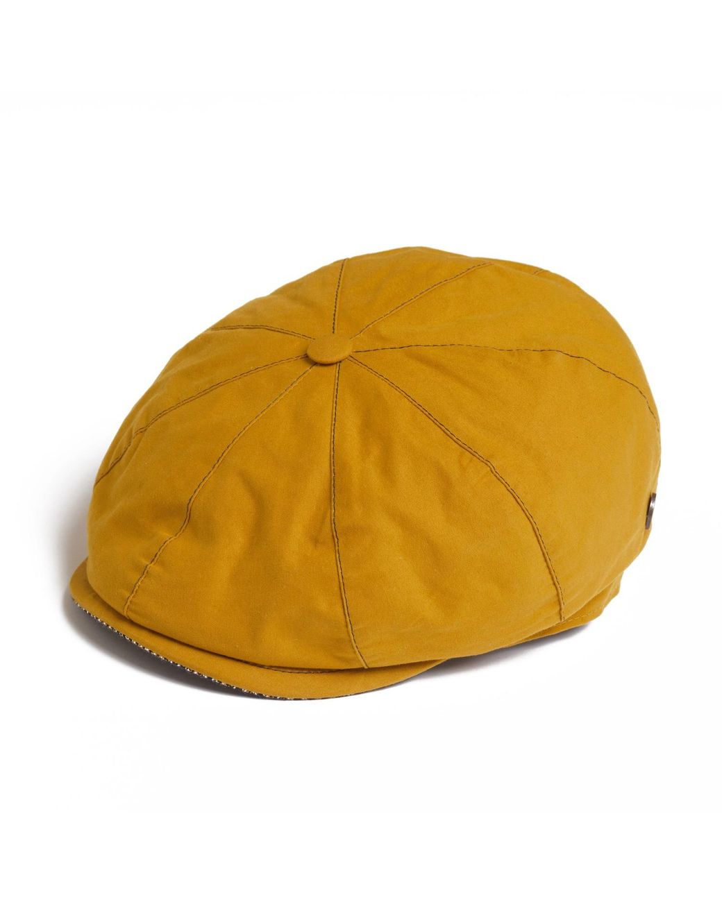 Dasmarca Hats Yellow Josh Dijon Italian Waterproof Newsboy Bakerboy Cap for men