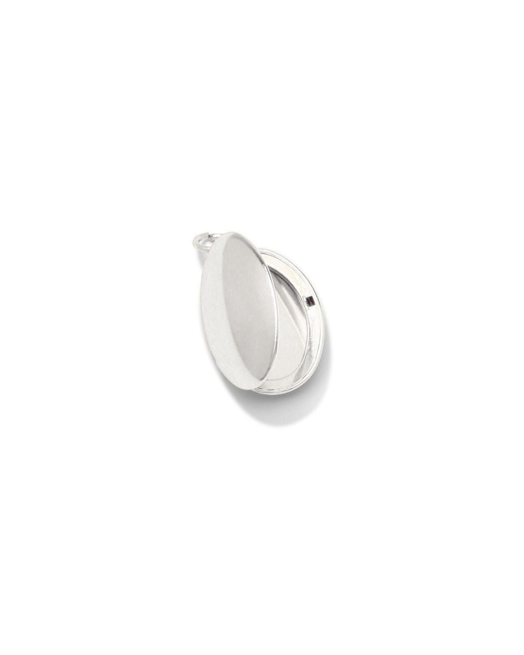 Jaredjamin White Smooth Necklace Pendant Locket