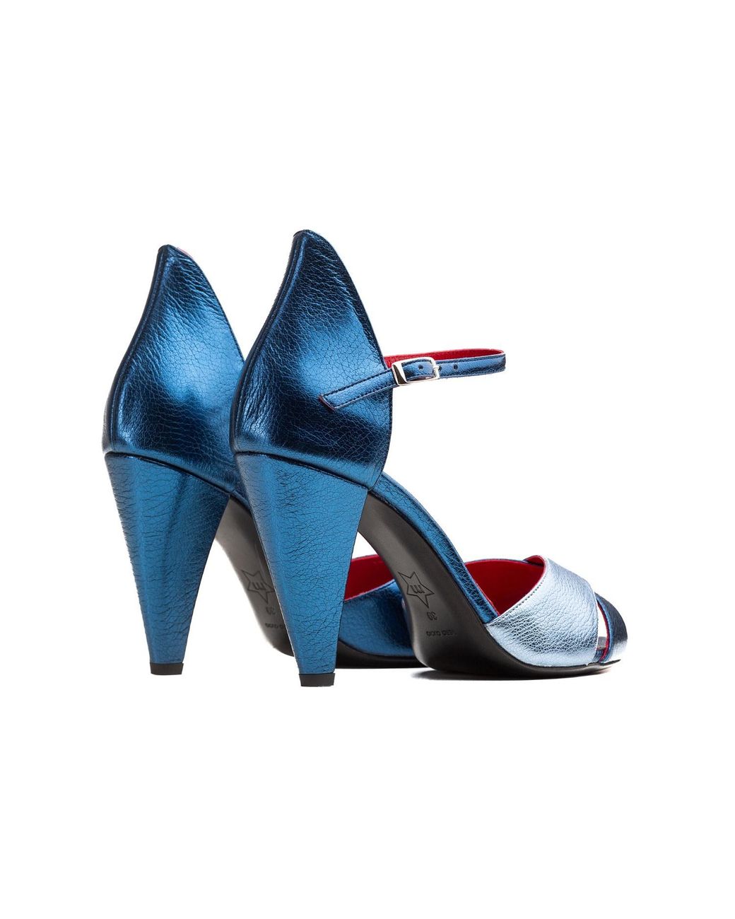 Rosamund Muir London Blue Aurora Metallics Heels