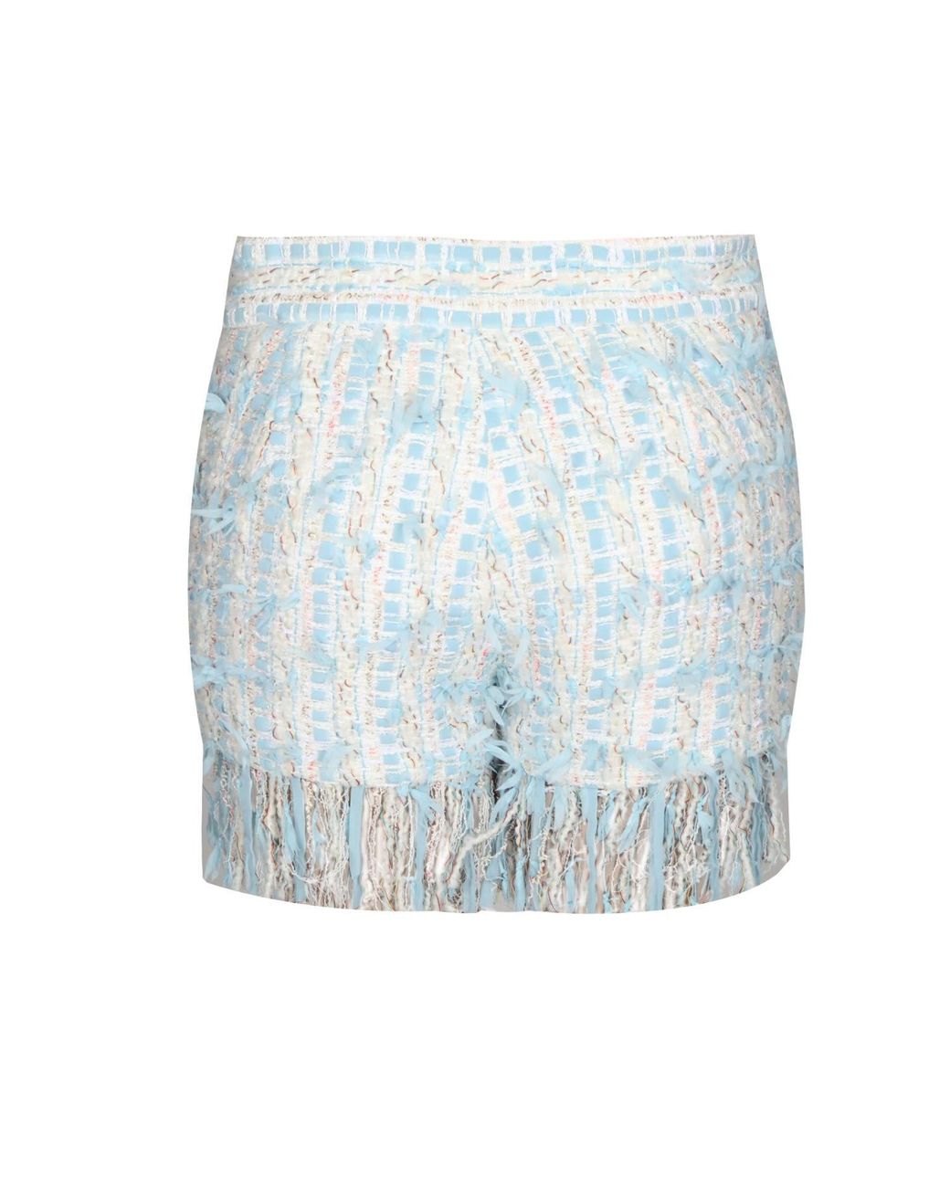 RUE AGTHONIS Blue Melon Shorts