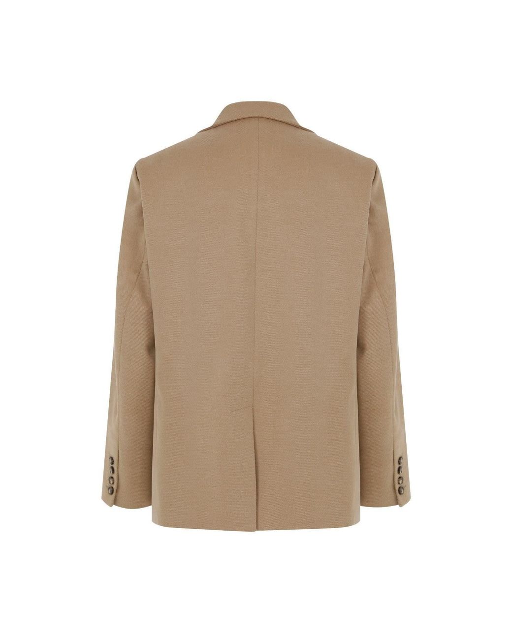 NAZLI CEREN Brown Boxy Wool Blazer
