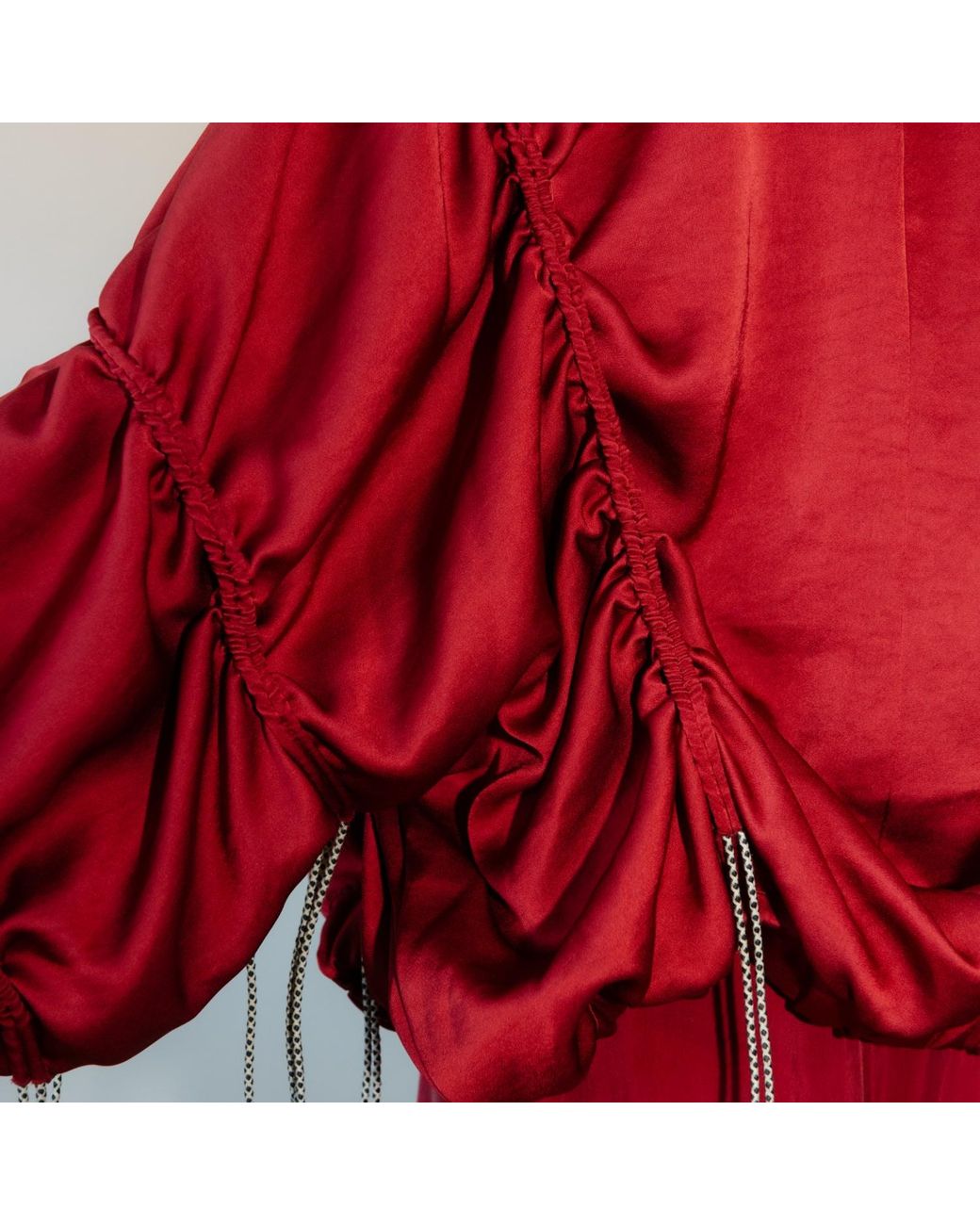 Raxada Red Atalaya Bomber Satin