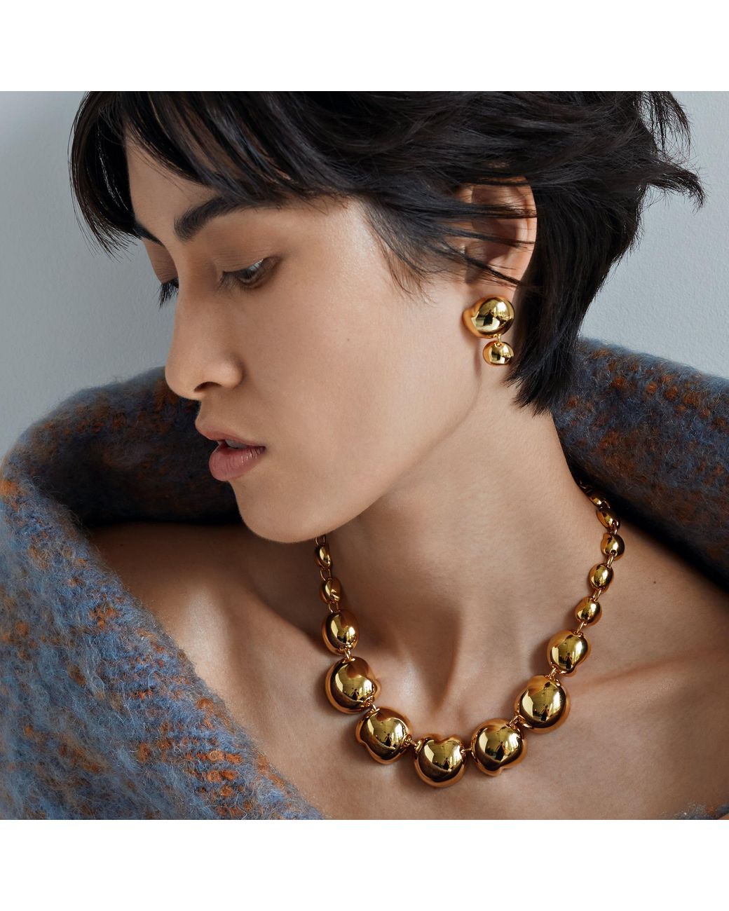 Biko Jewellery Metallic Nicola Collar