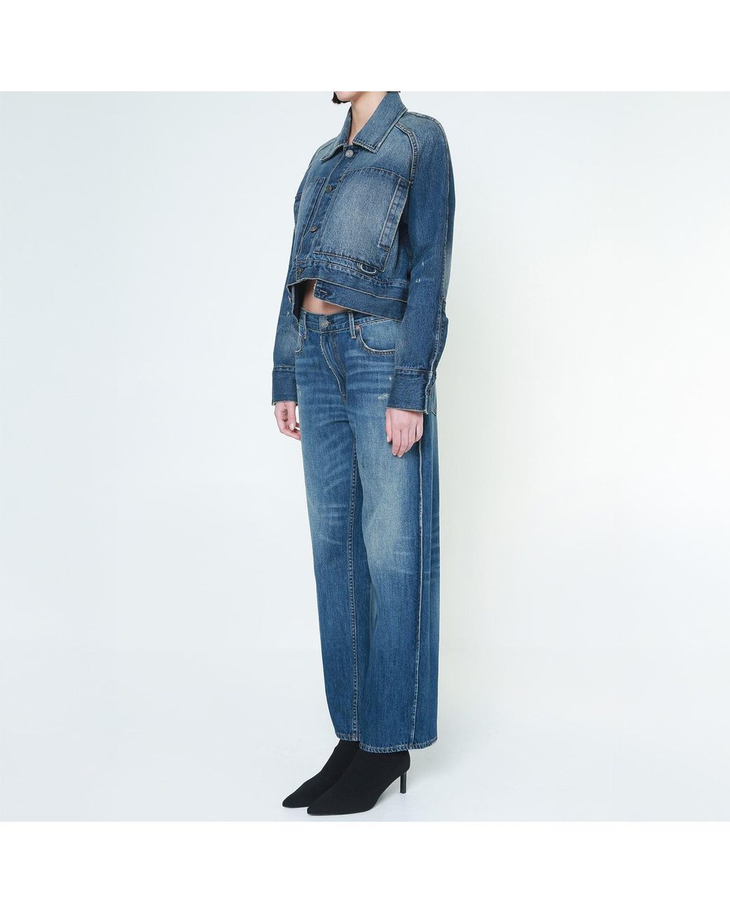 NOEND Blue Miley Straight Jeans