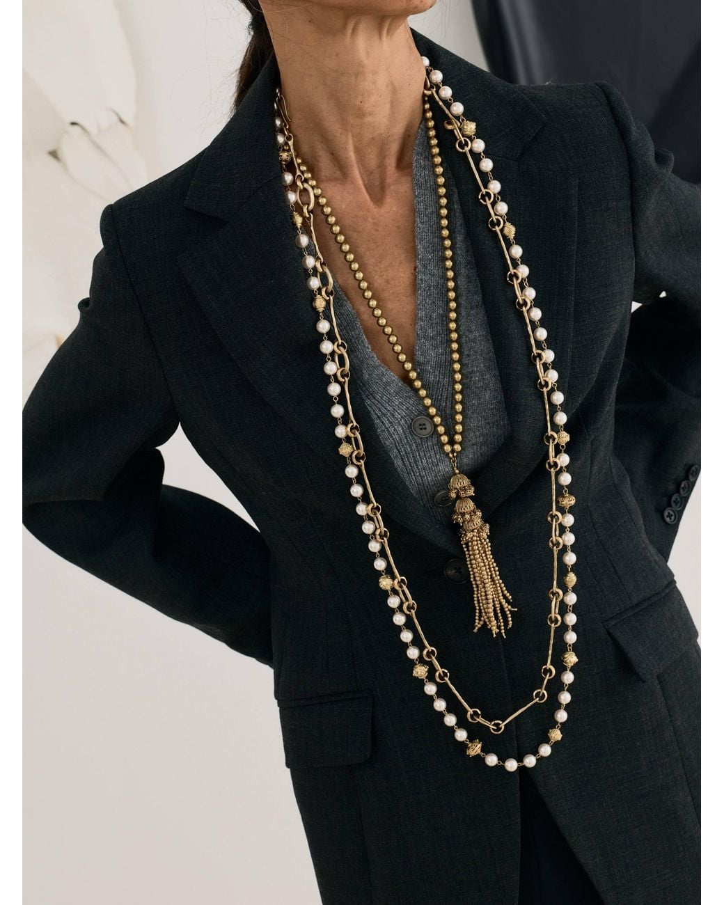 Sita Nevado Metallic Rastro Necklace