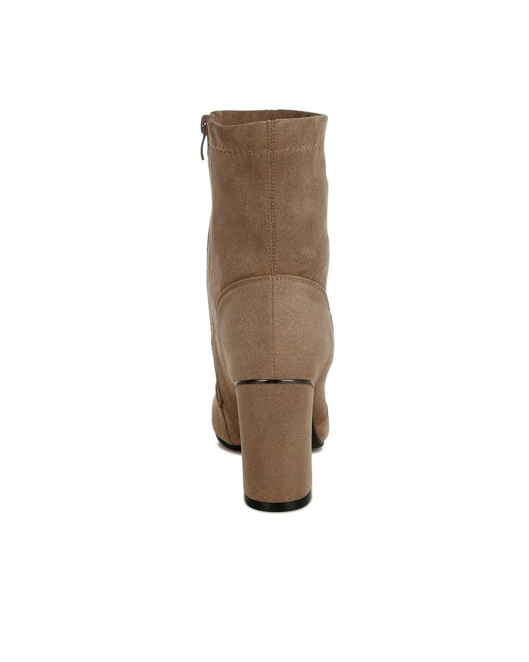 Rag & Co Brown Neutrals Nidaros Microfiber Sock Boots