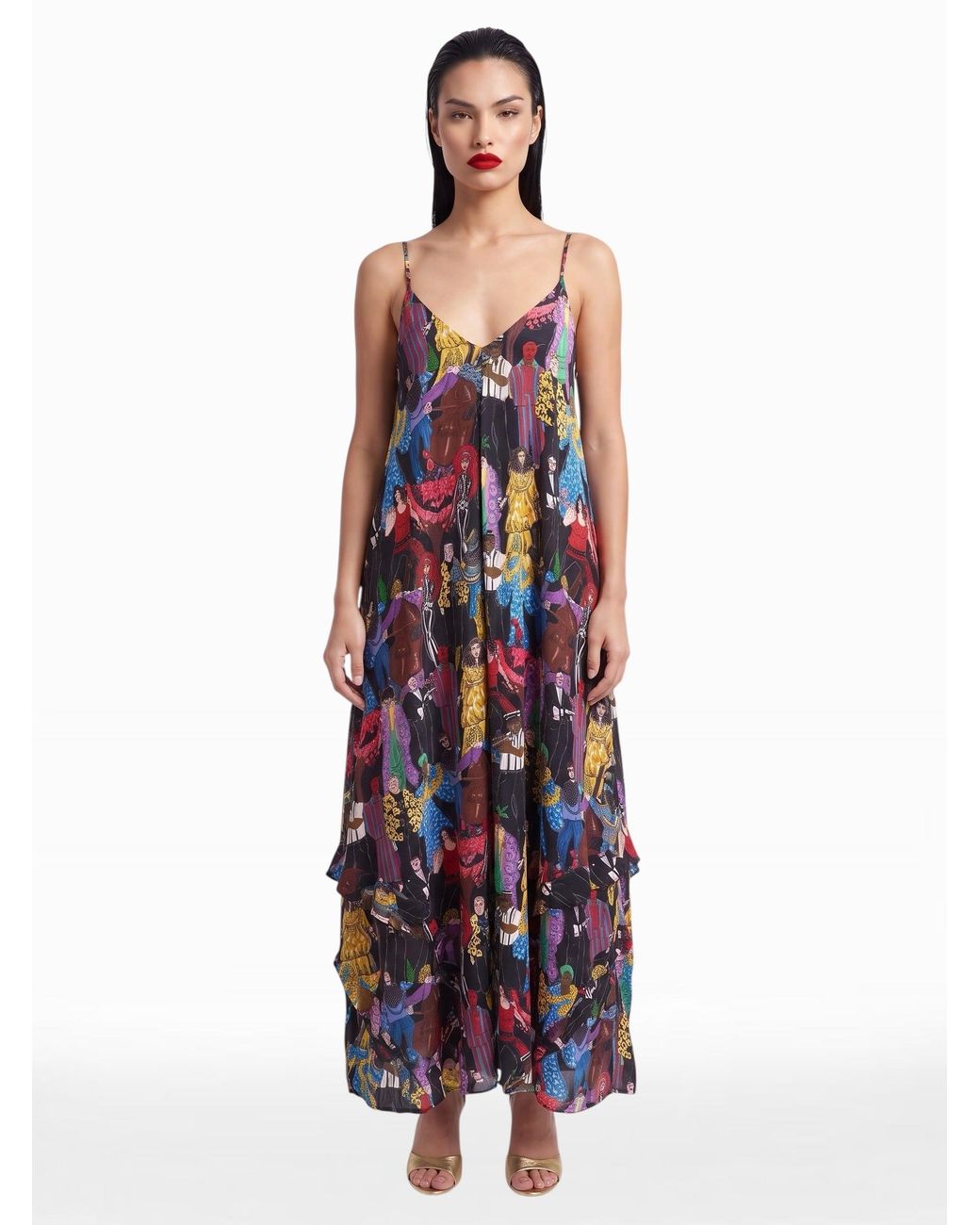 Any Old Iron White Nola Heroes Ruffle Dress