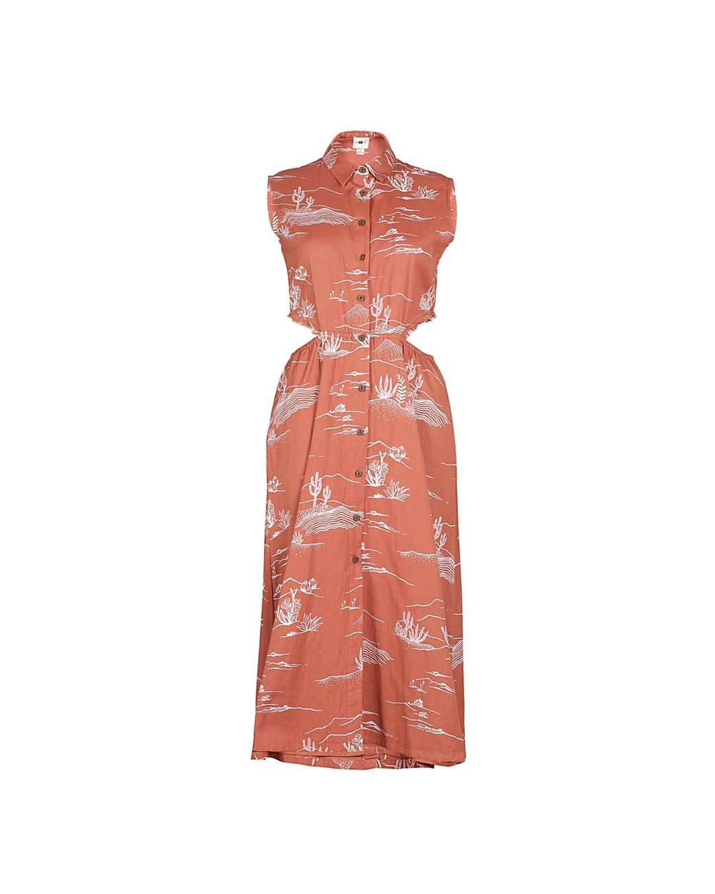 Em & Shi Red Arizona Shirt Dress