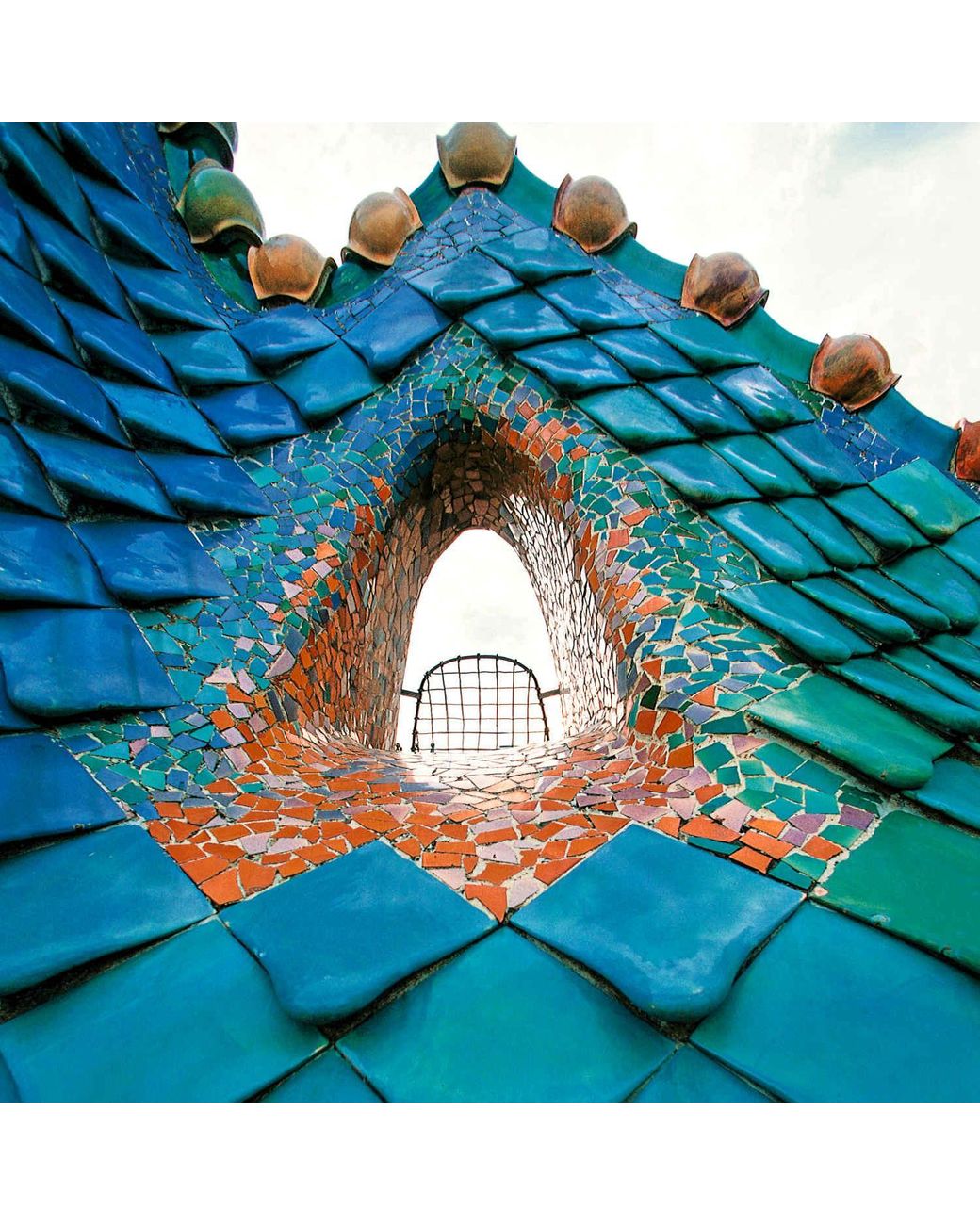 Joidart Blue Plated Necklace Gaudí Jewelry