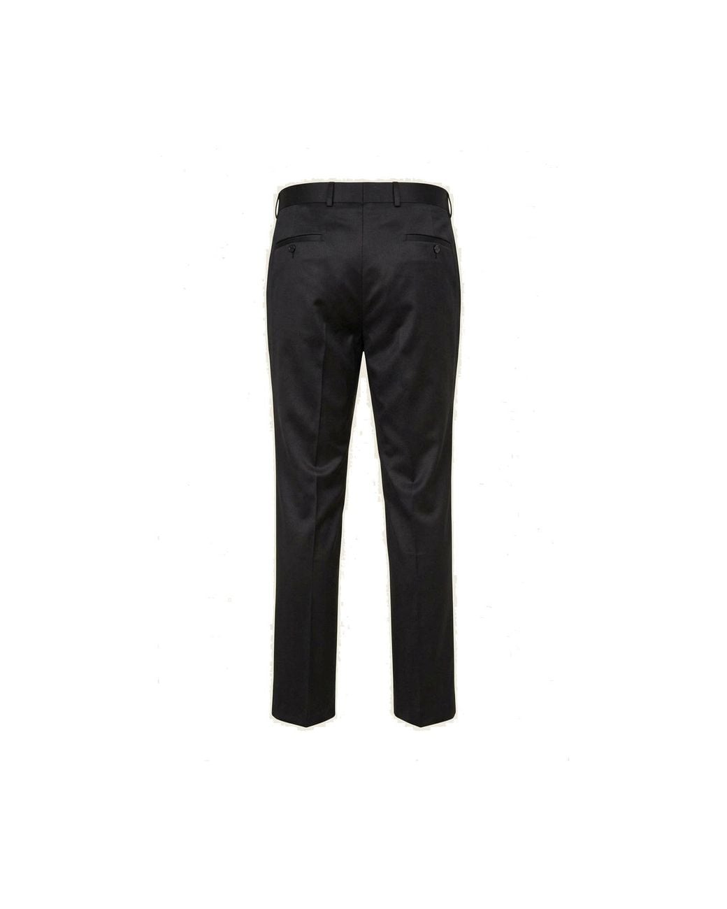 Ron Tomson Black Classic Tuxedo Pants for men