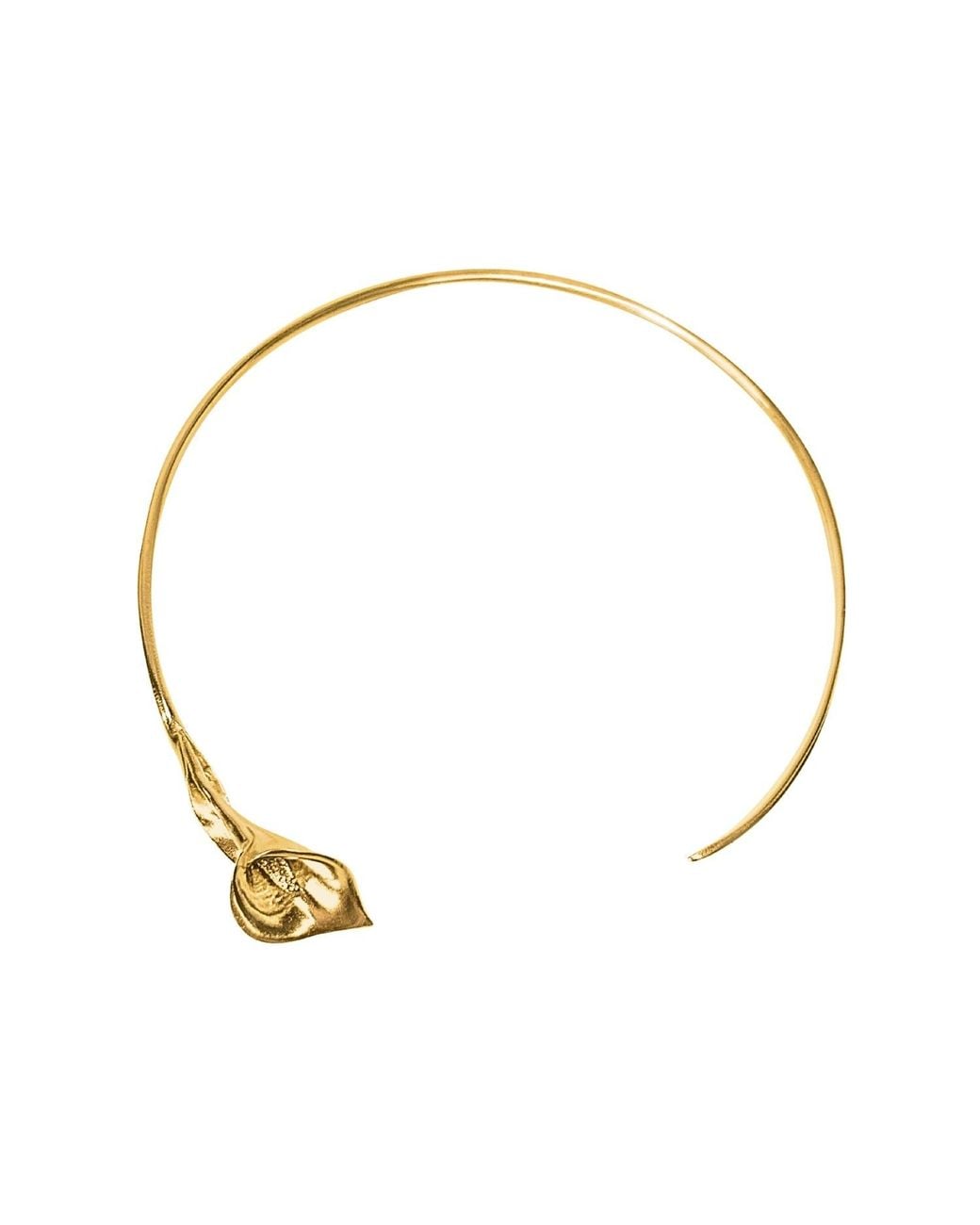 Agora Jewellery Metallic Calla Choker
