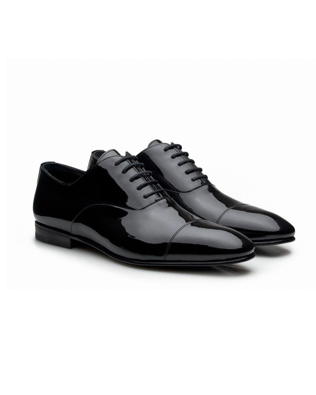 Mariano Shoes Black Santorum Oxford for men
