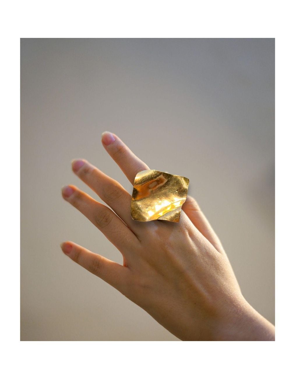 Jaredjamin Yellow Whitney Wave Ring