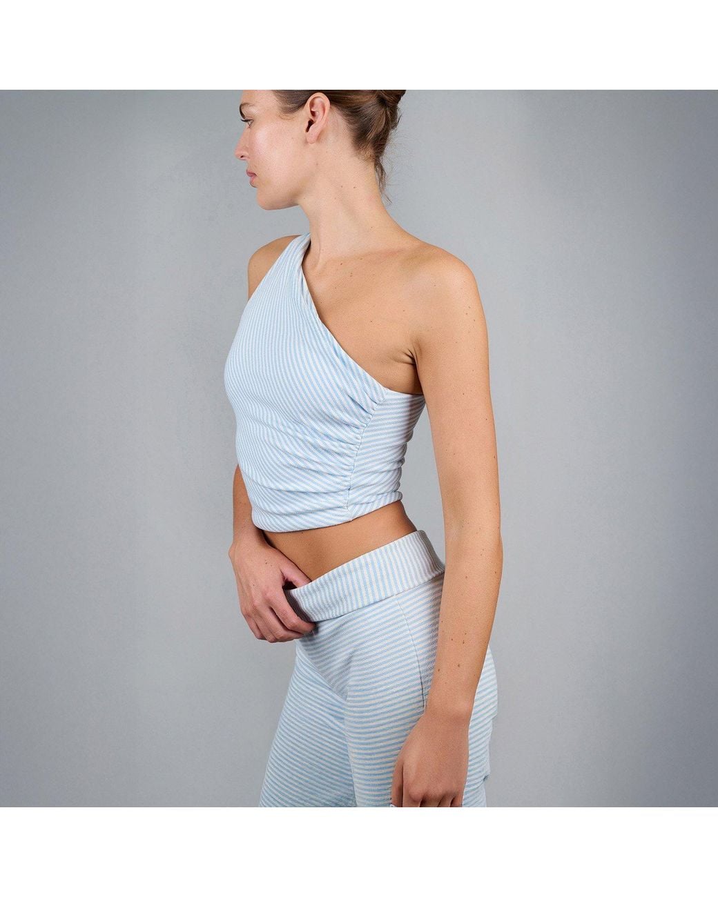 Love and Nostalgia Blue Roller Girl Top