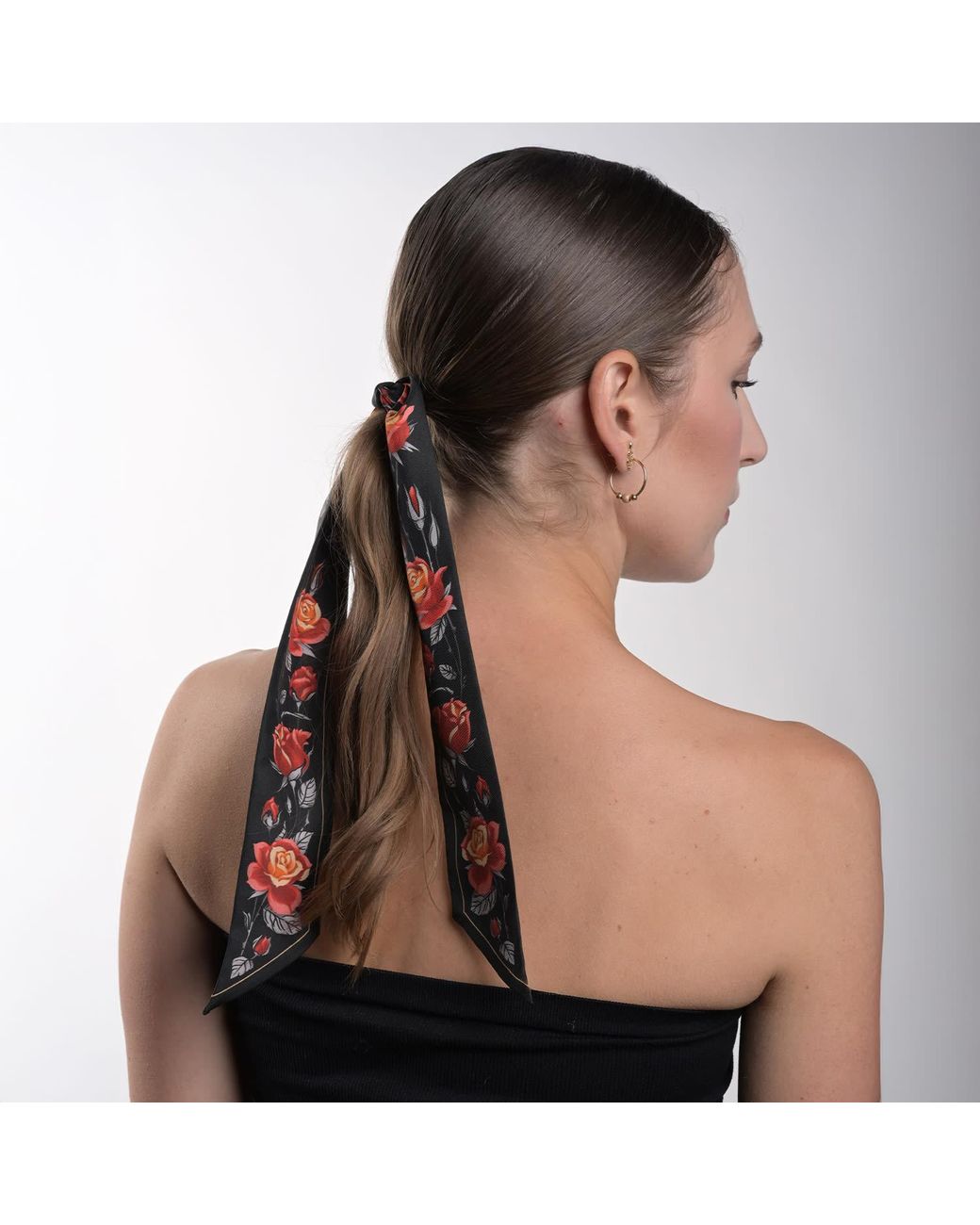 Silk&Soul Black Rose Twilly