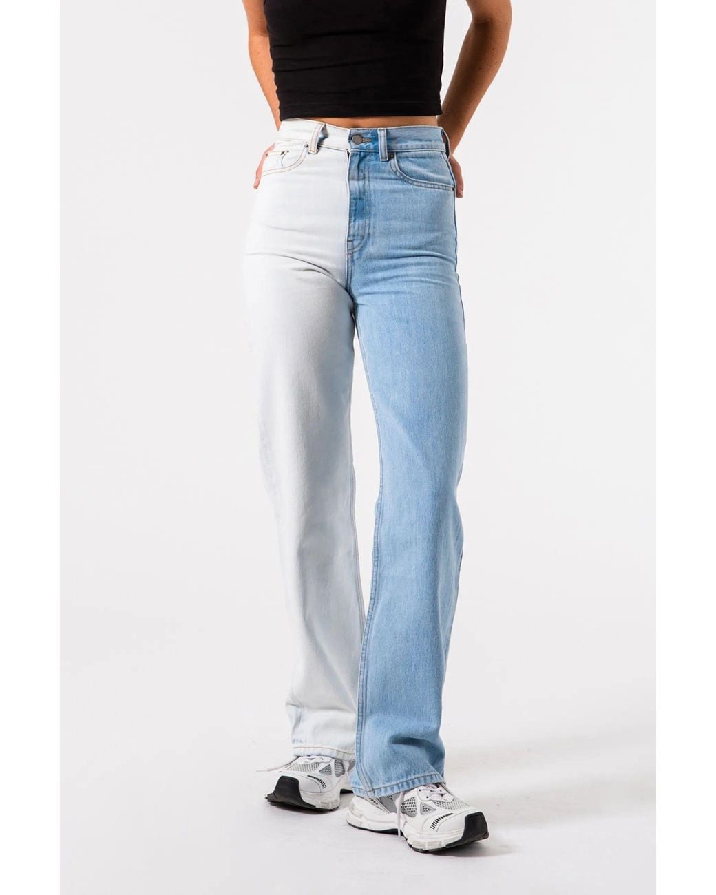 Dr. Denim Blue Echo High Straight