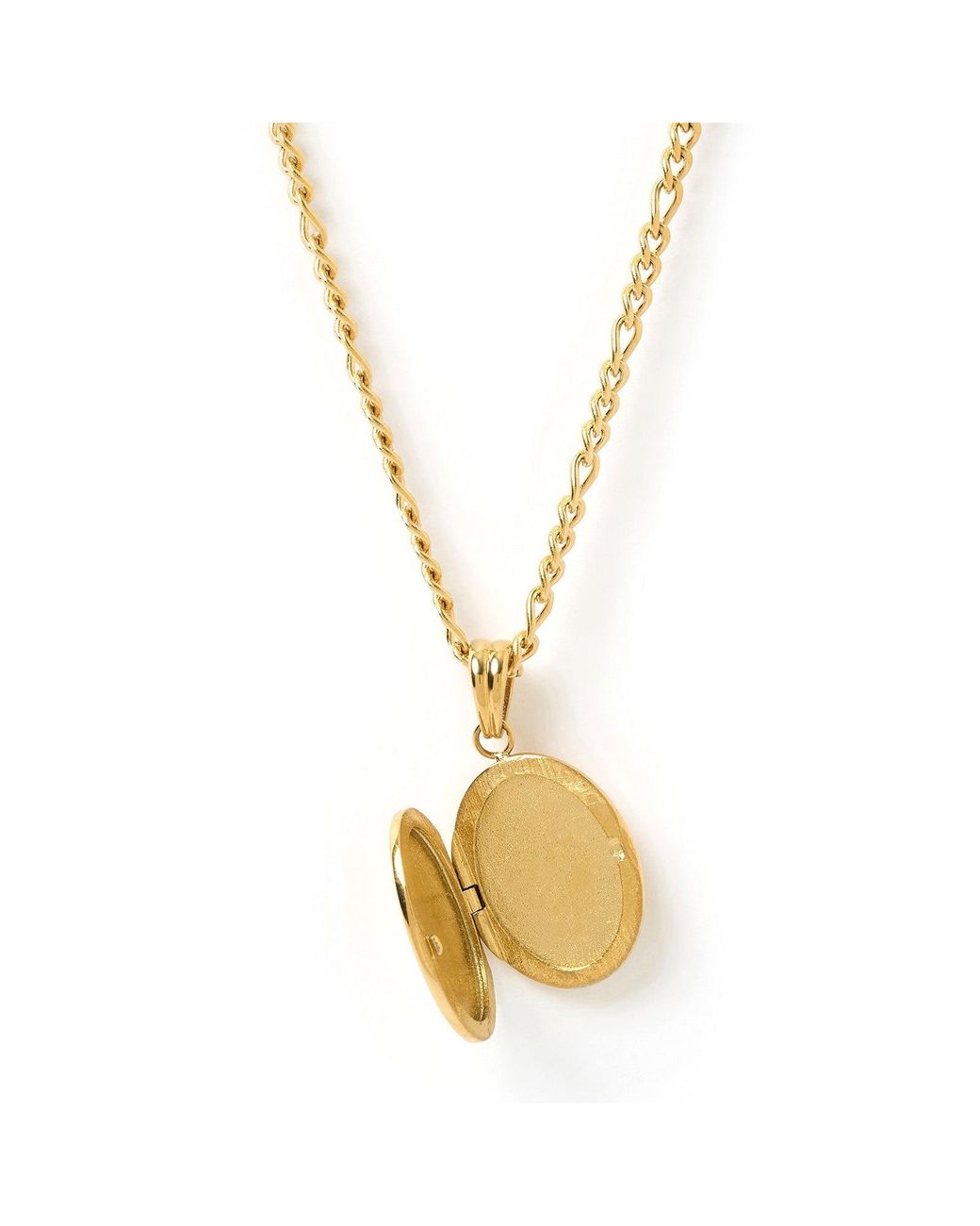 ARMS OF EVE Metallic Classic Locket Necklace