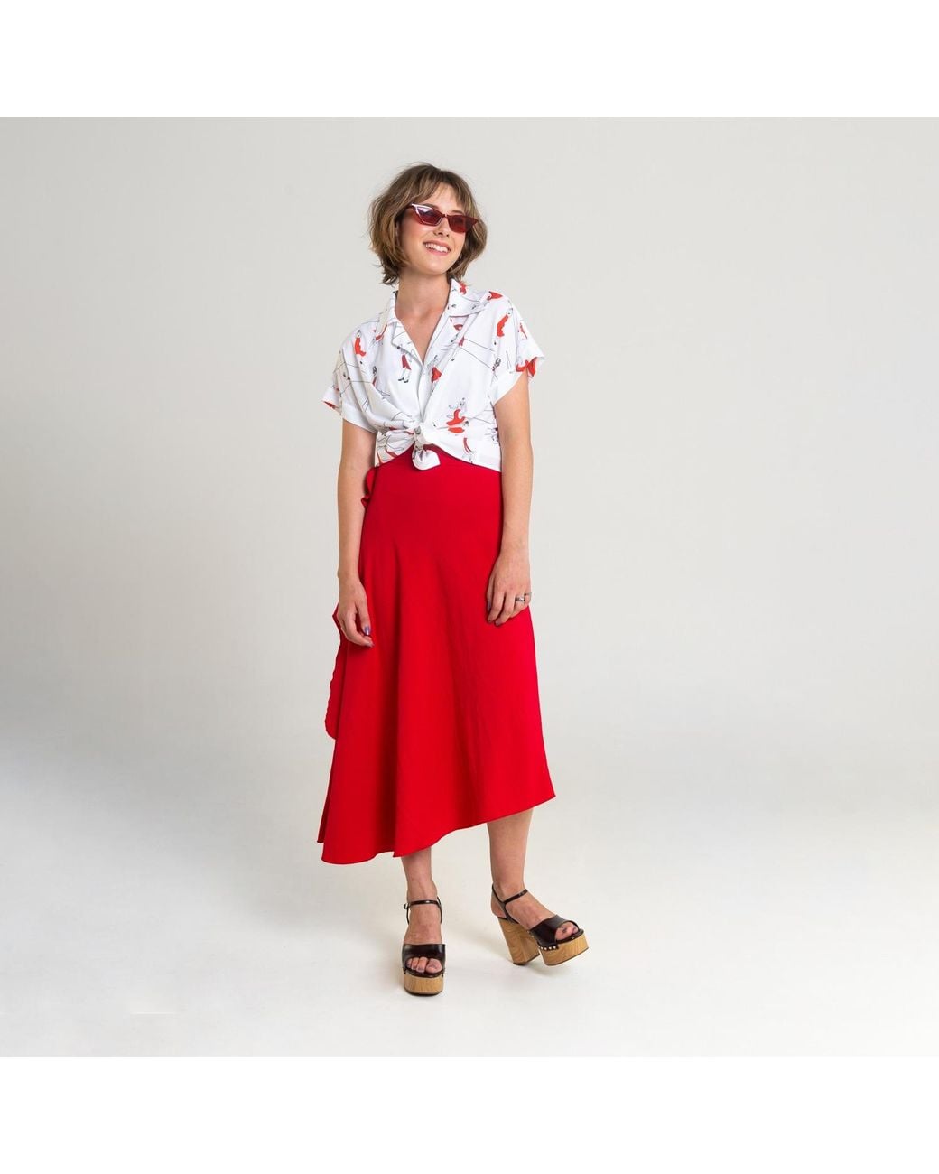 ARTISTA Red Dance Skirt