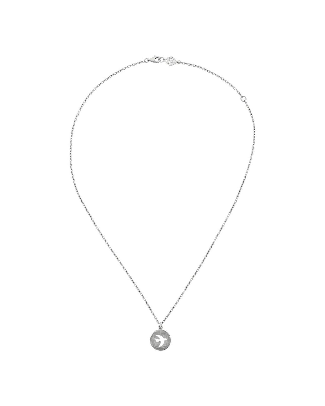 Zoe & Morgan Metallic Moonbird Necklace