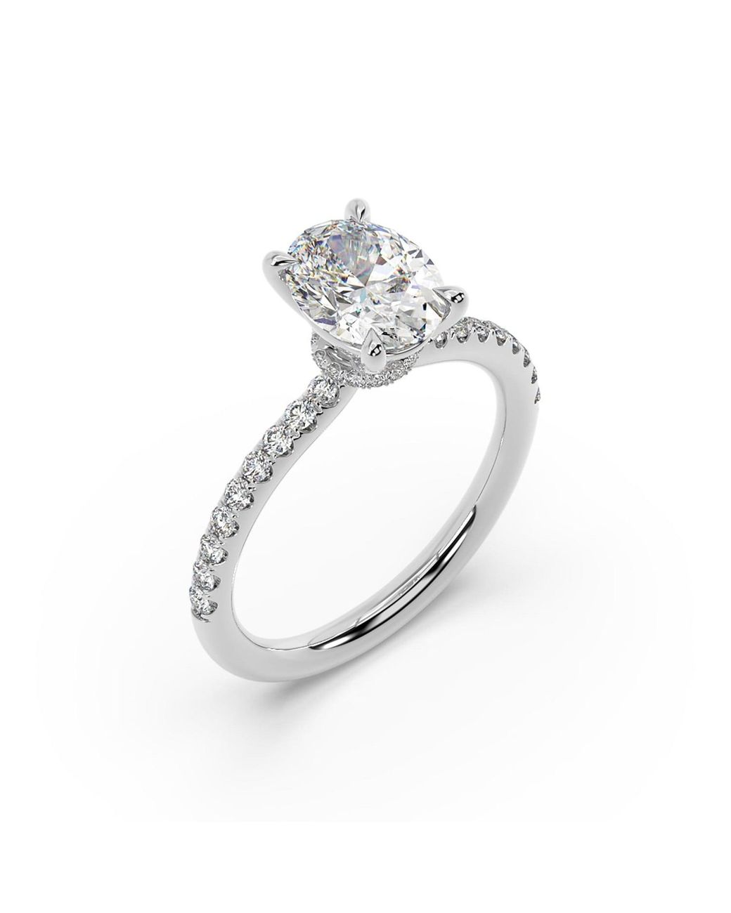 Artisan White Designer Ring With Lab-Grown Diamond