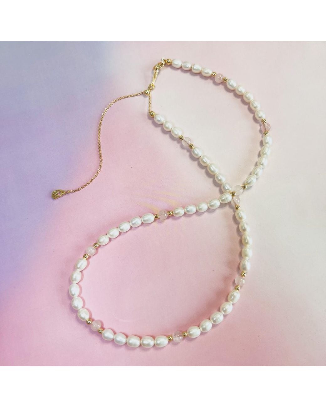 Miss Cecilia White Aurora Fresh Water Pearl Necklace