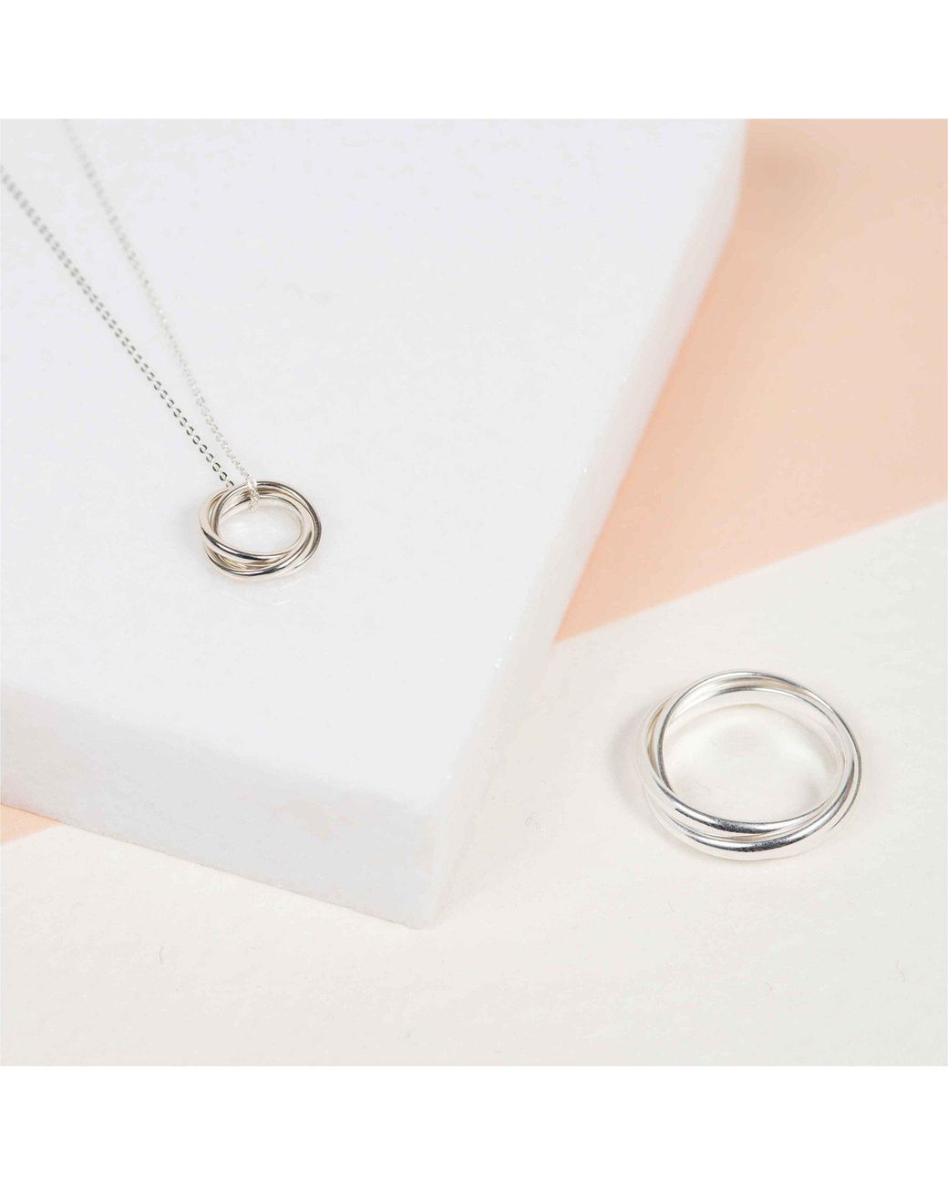 Auree Jewellery White Knightsbridge Classic Sterling Russian Wedding Ring