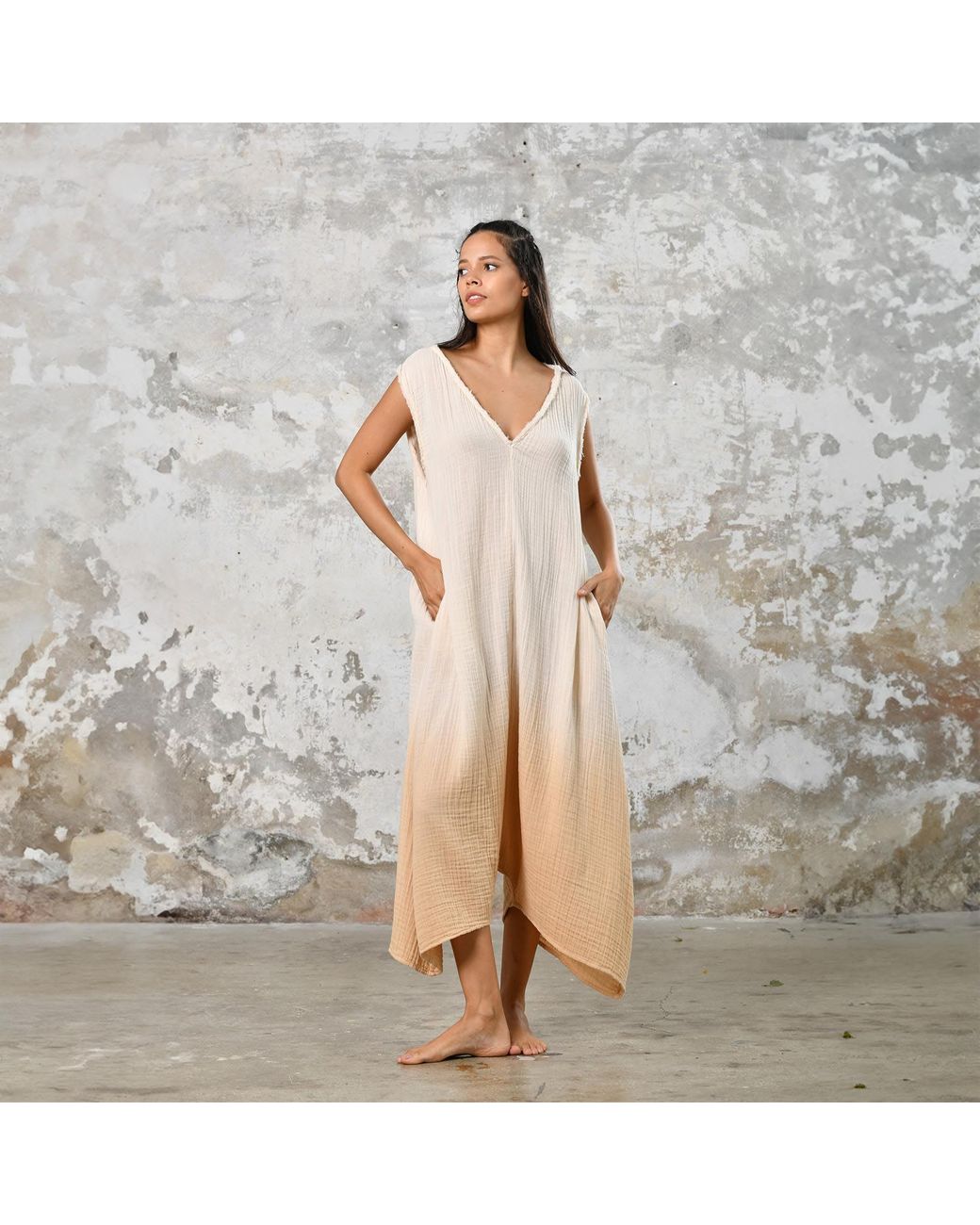 Zhenabia Natural Neutrals Grace Jumpsuit
