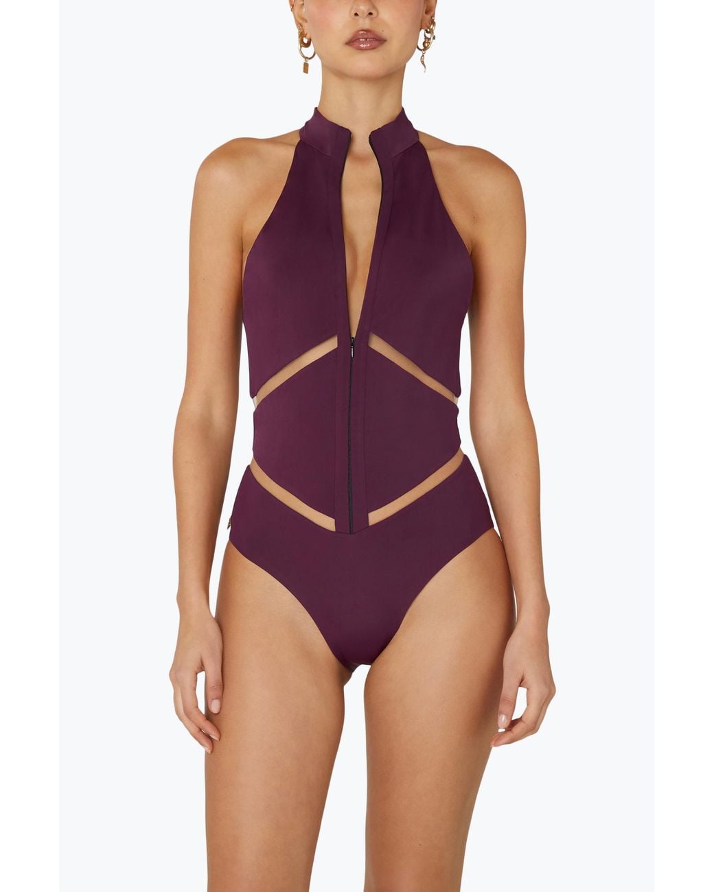 Room 24 Purple Maya One Piece Bordeaux